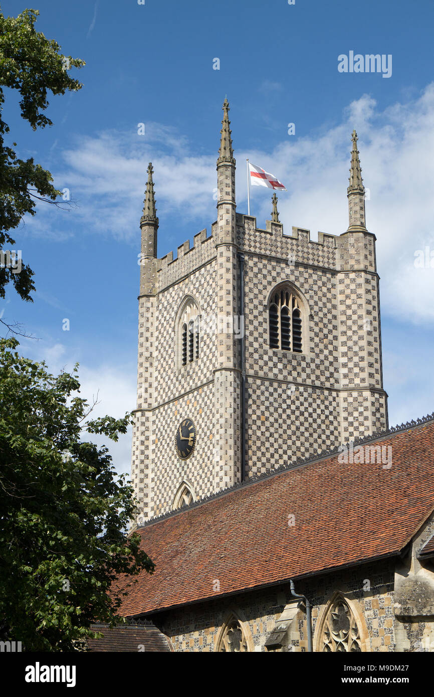 Lesen Münster St-Mary-die-Jungfrau, Reading, Berkshire Stockfoto