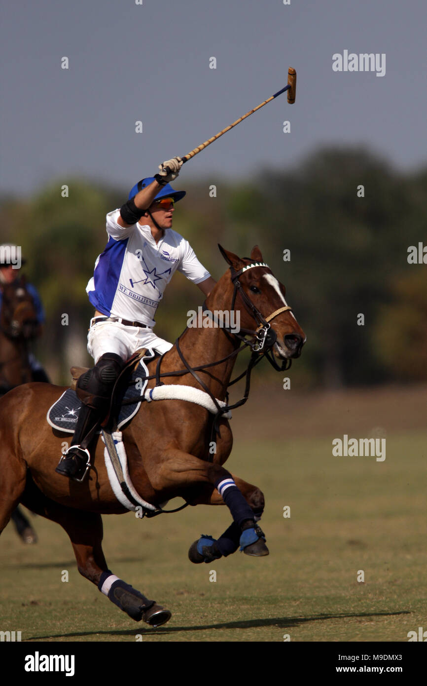 Der Wanderer Klassiker an der Internationalen Polo Club in Wellington, Florida Stockfoto