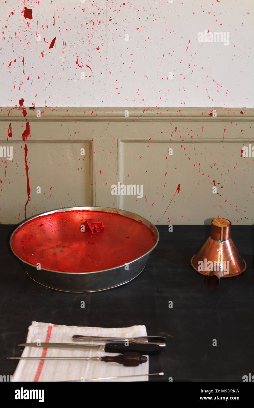 Neu Bürgerkrieg - ära Chirurgie Zimmer Stockfoto