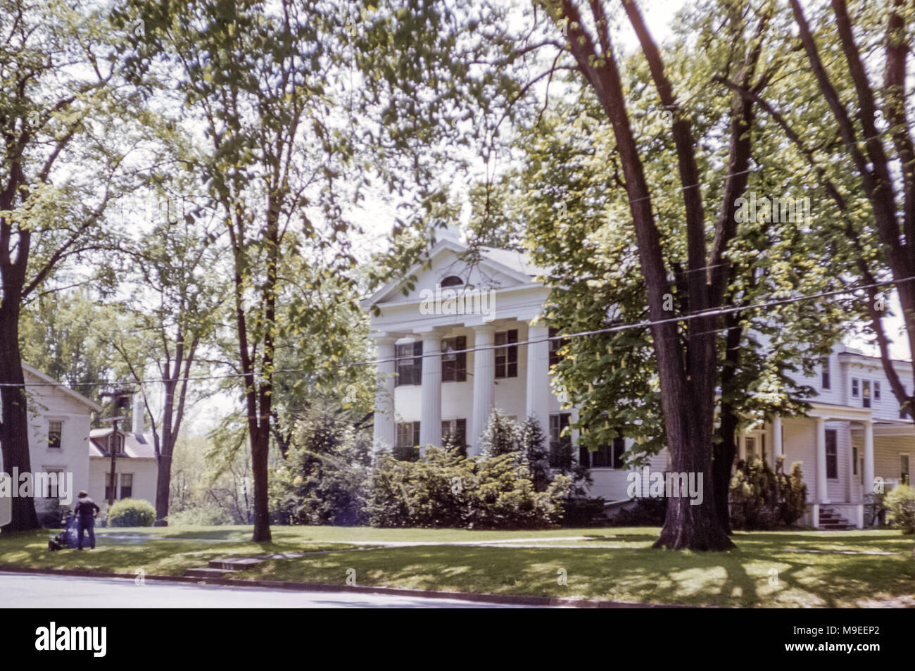 President's House, Hobart College, Genf, New York, USA in den 1950er Jahren Stockfoto