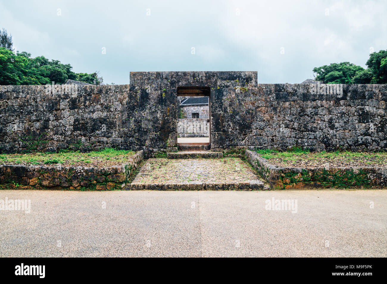 Das Königliche Mausoleum Tamaudun UNESCO Weltkulturerbe in Okinawa, Japan Stockfoto