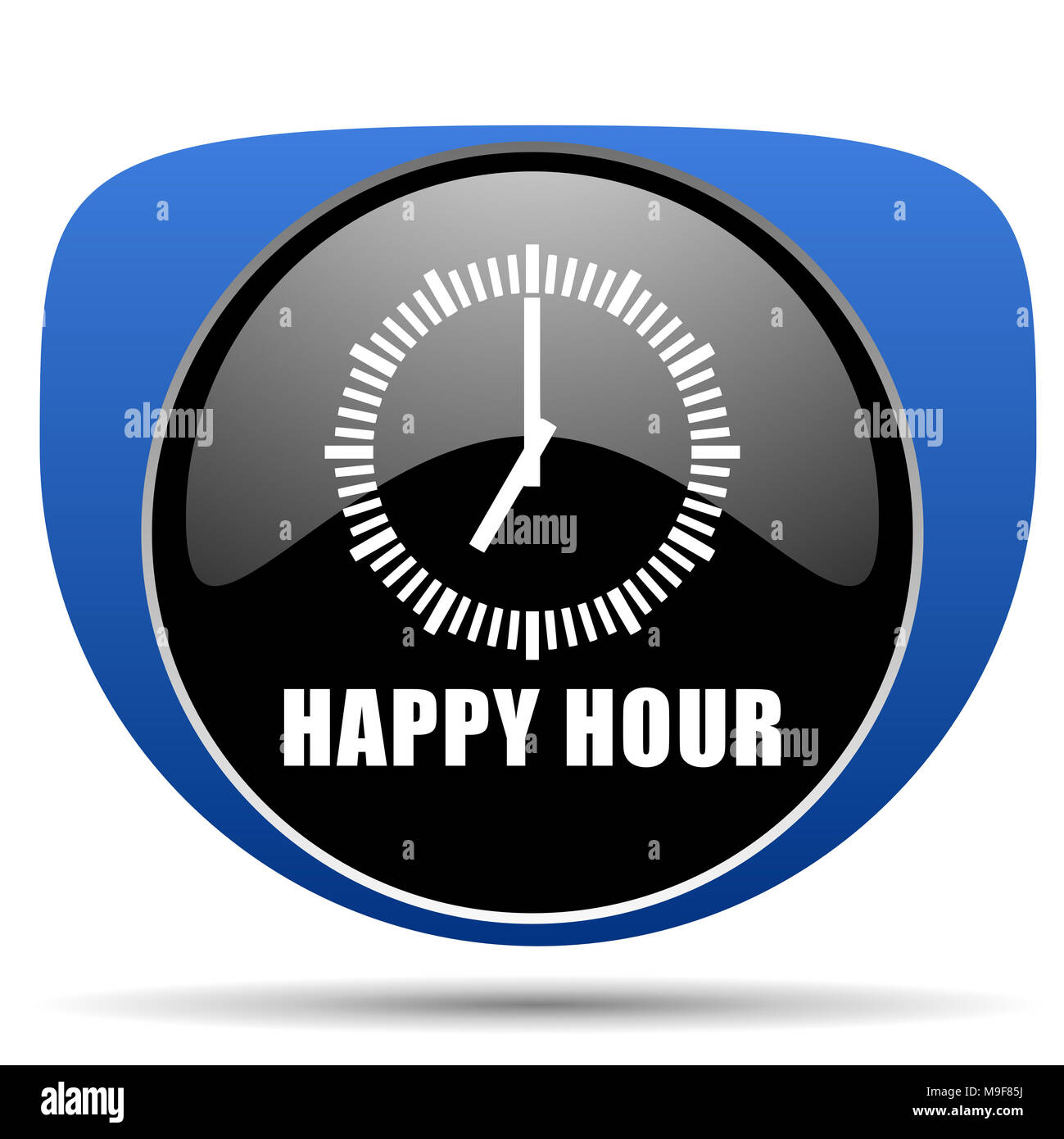 Happy hour Web Icon Stockfoto