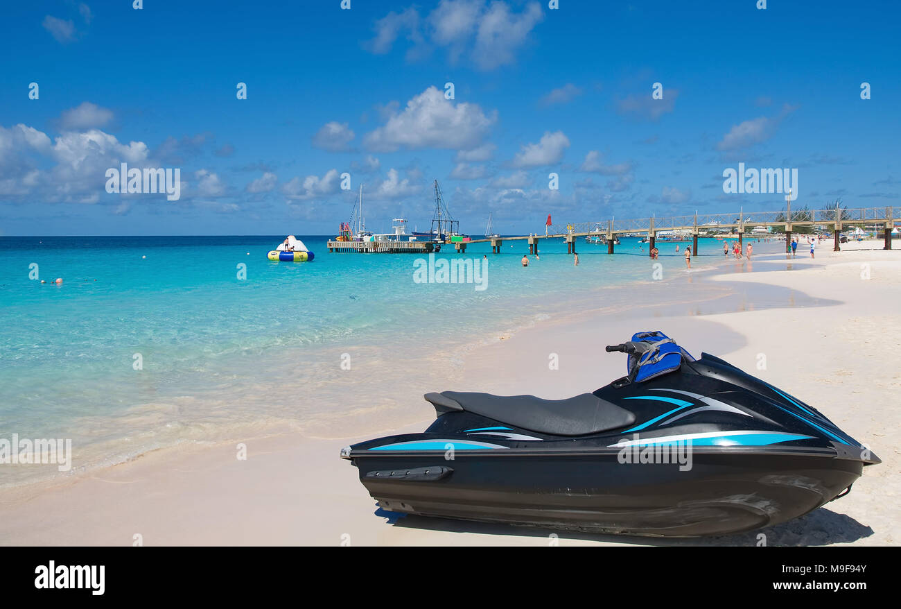 Bridgetown, Barbados - tropische Insel - Karibik - Brownes Beach - Carlisle bay Stockfoto