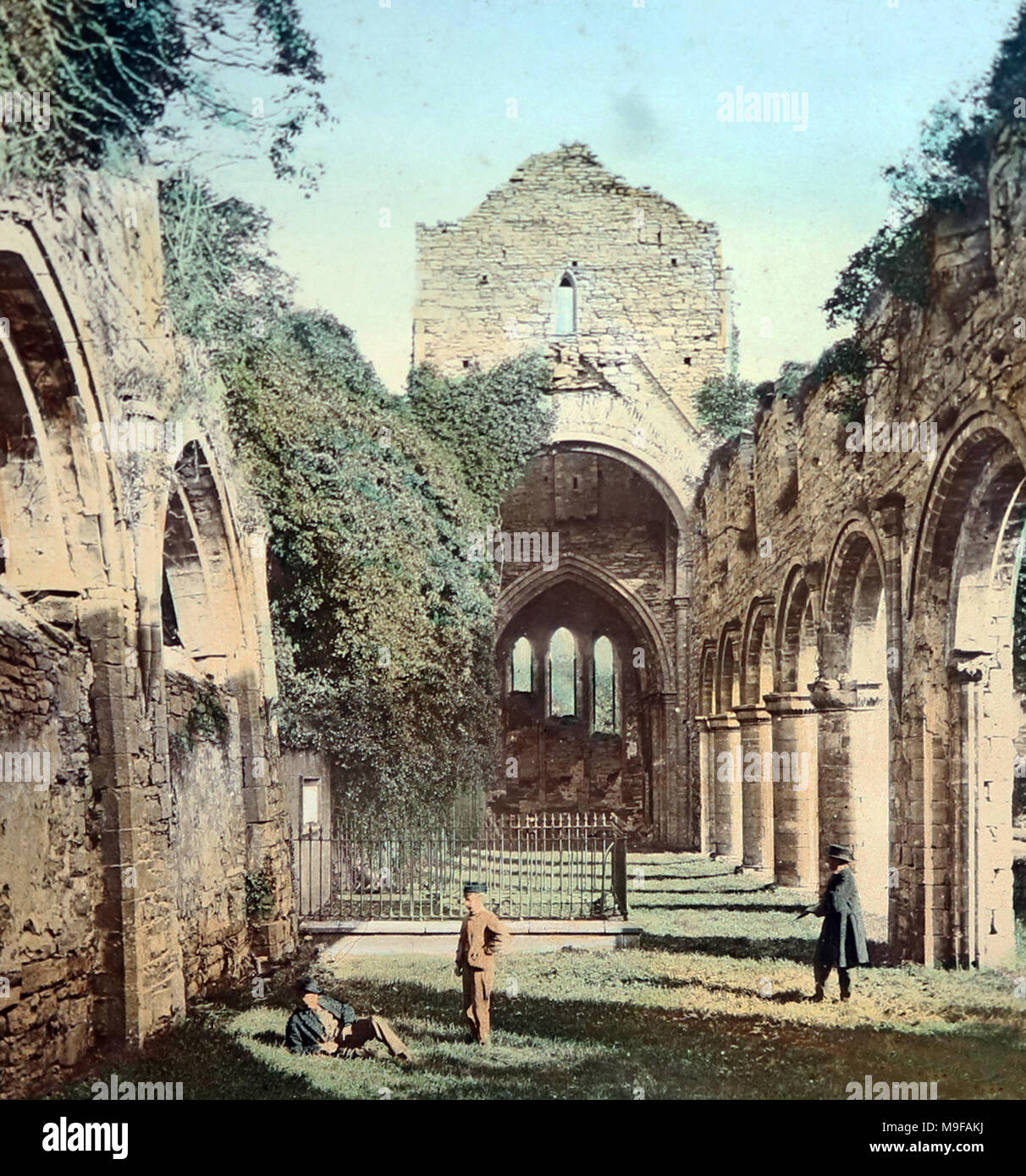 Abtei Boyle, Roscommon, Irland, Viktorianischen Periode Stockfoto