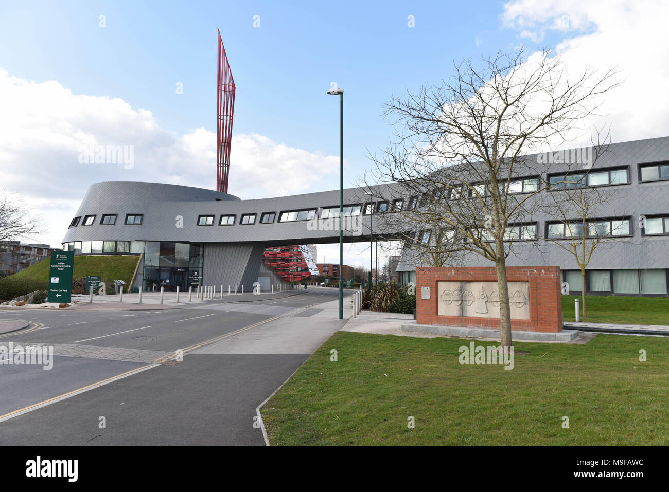 Die Jubilee Campus, einem der wichtigsten Verwaltungs- gebäude der Universität von Nottingham. Stockfoto