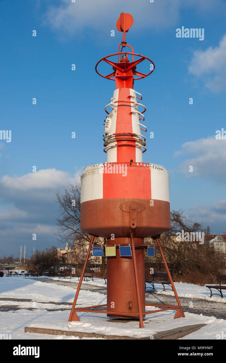 Alte Boje in Danzig. Danzig, Pommern, Polen. Stockfoto