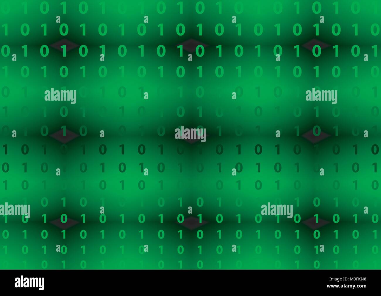 Vektor Design Hintergrund Konzept Binärzahl Stock Vektor