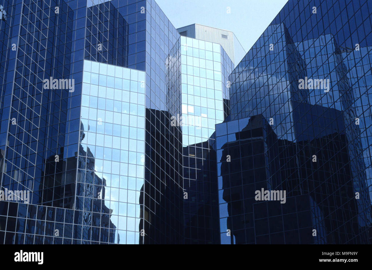 Ein Detail, das von der Stadt Boston, Massachusetts skyline (USA) Stockfoto