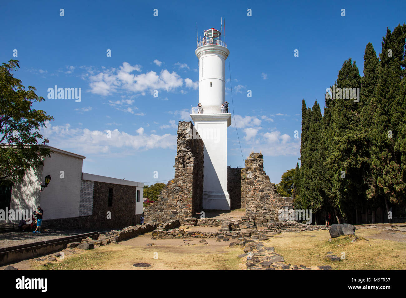 El Faro, der Alte Leuchtturm, Colonia del Sacramento, Uruguay Stockfoto