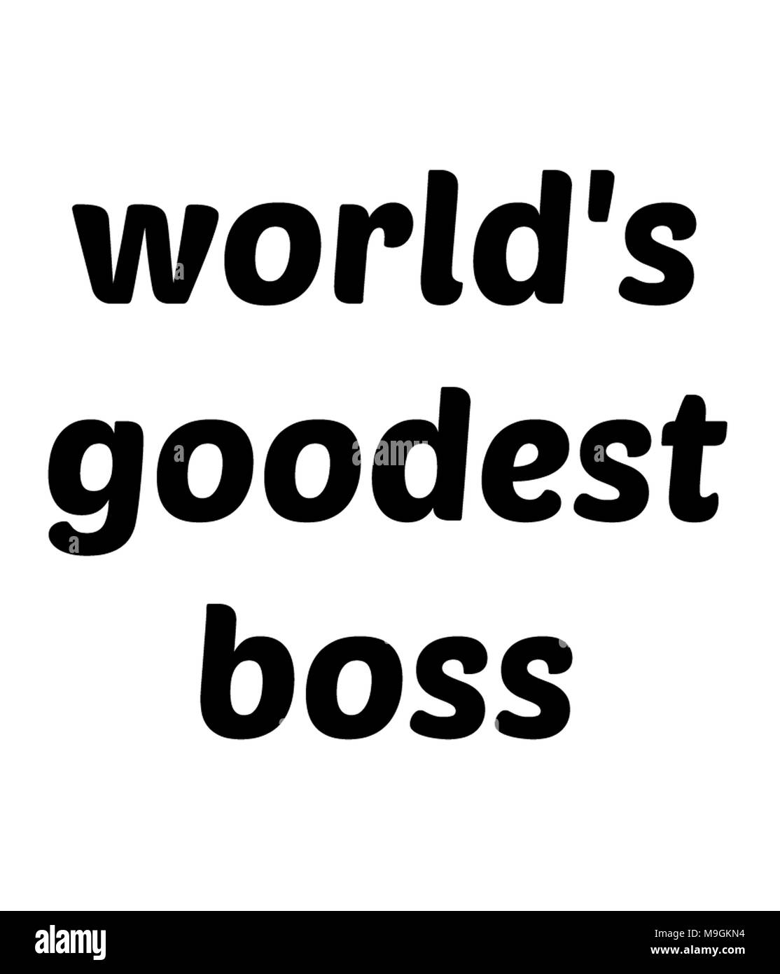 Die Welt goodest Boss Stockfoto