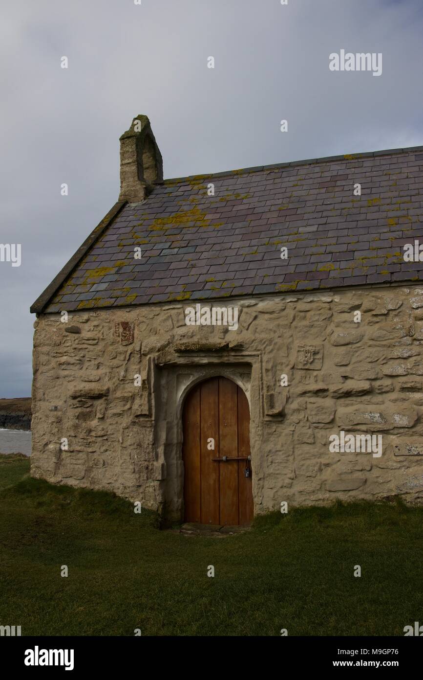 Kirche in der Nähe von Cwfan Aberffraw, Anglesey, Wales Stockfoto