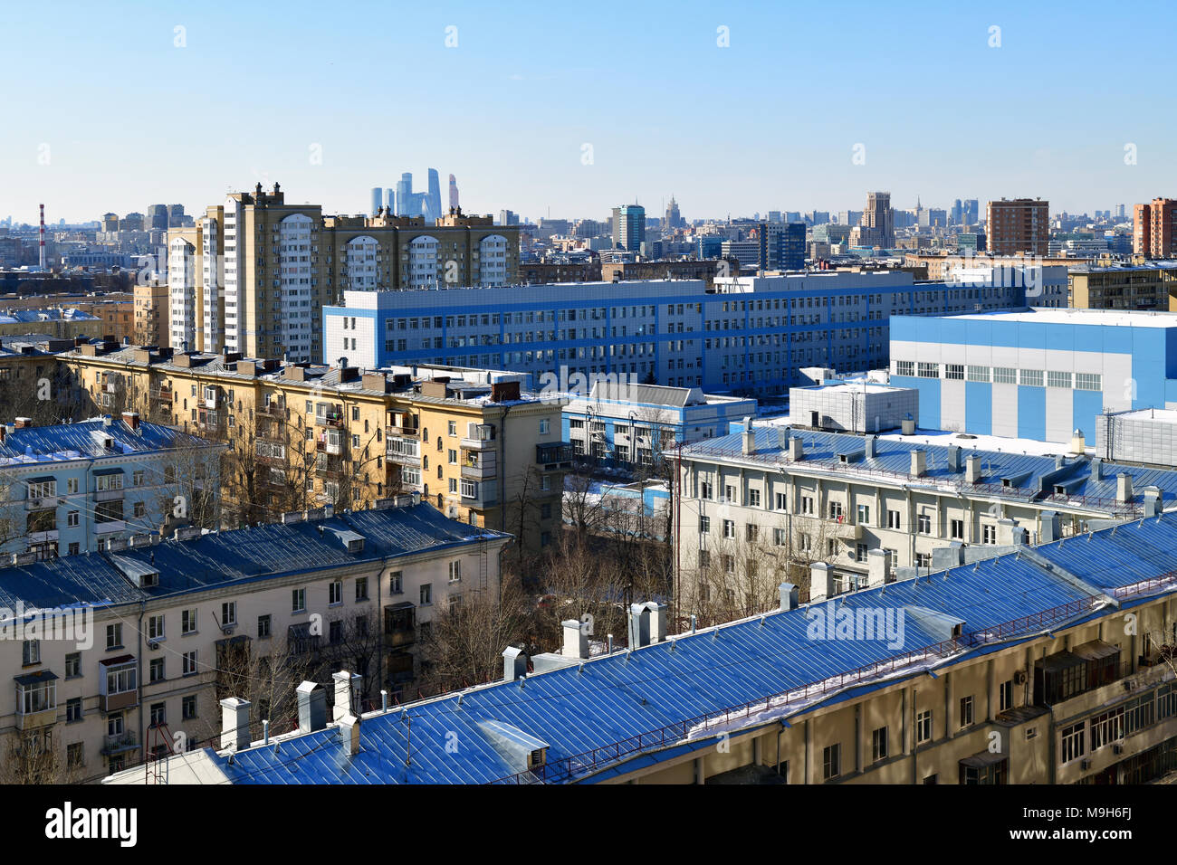 Im südlichen Landkreis Moskau, Russland. Stockfoto