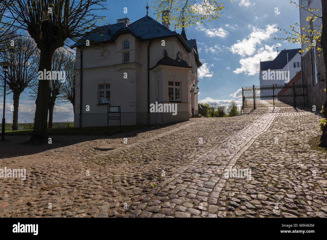 Der Gatekeeper Haus Schloss Plön, Land Stadt Plön, Schleswig-Holstein, Deutschland, Europa Stockfoto