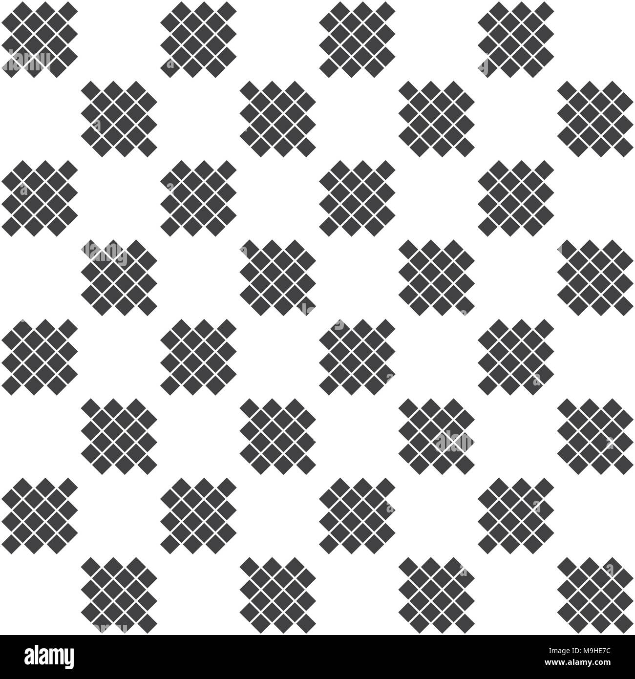 Nahtlose Schachbrettmuster. Moderne, elegante Textur. Zeitgenössische original Design. Vektor Element der grafischen Gestaltung Stock Vektor
