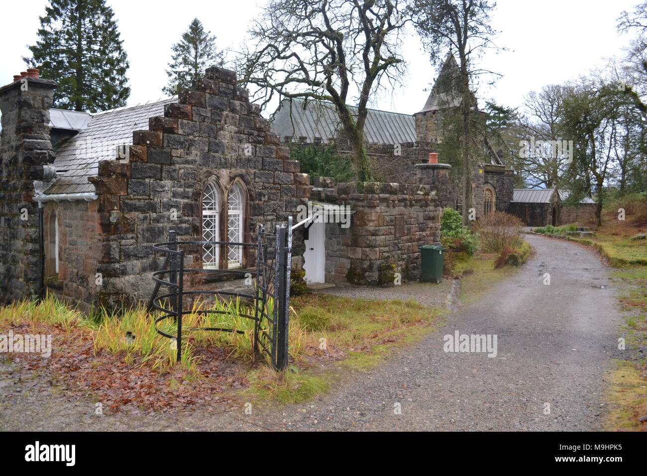 'Saint conans Kirk ''Loch Awe' dalmally ''Scottish Highlands cotland'' kilchurn Castle' 'Architektur' 'historisch'. Stockfoto