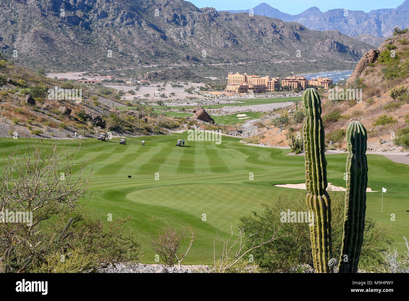 TPC Danzante Bay Golf Course & Villa Del Palmar Stockfoto