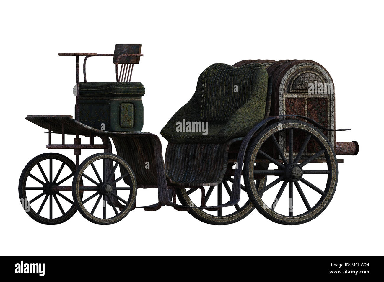 Antique carriage Ausgeschnittene Stockfotos und -bilder - Alamy