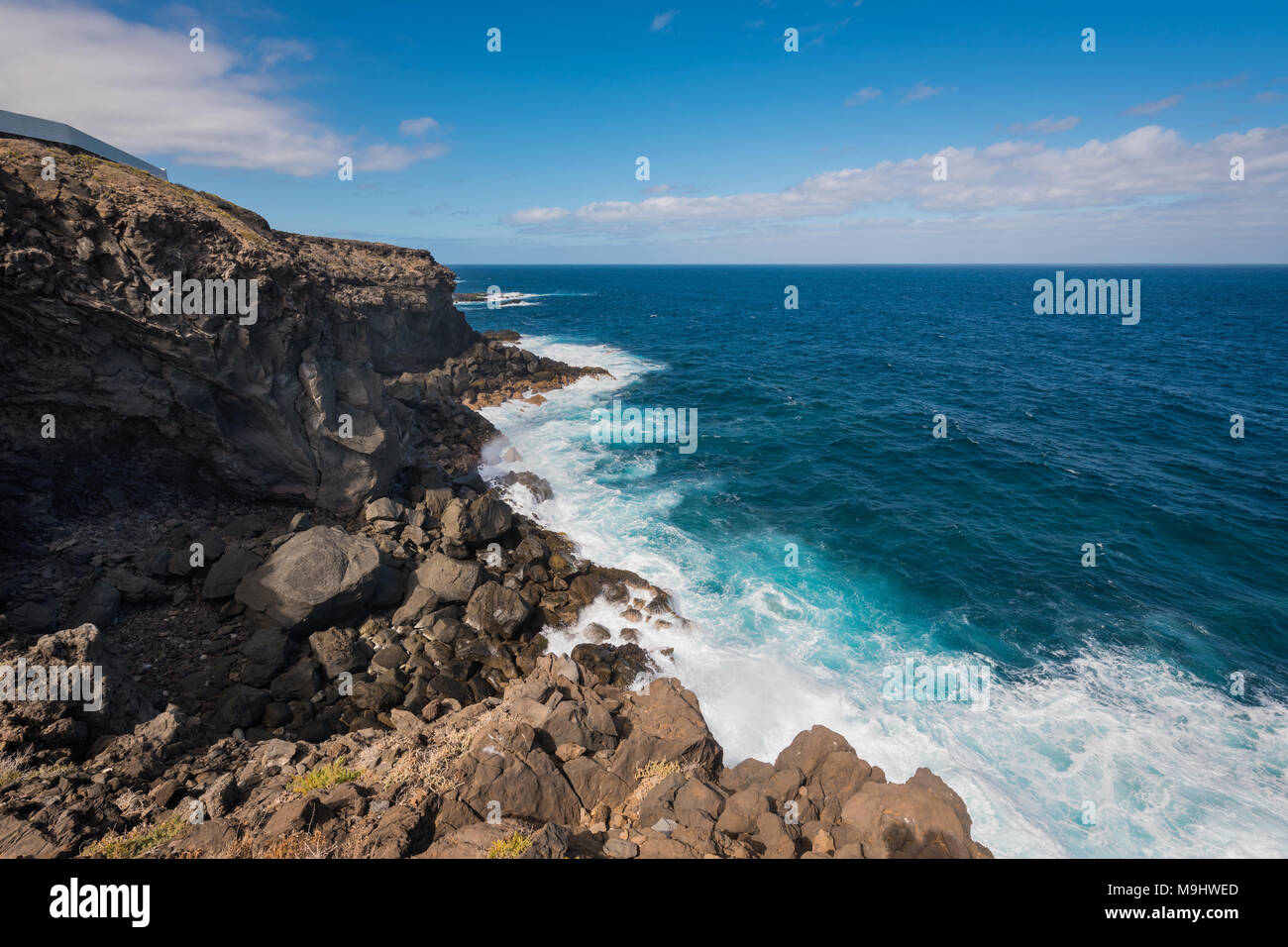 Küste Landschaft in Buenavista, im Norden der Insel Teneriffa, Kanarische Inseln, Spanien. Stockfoto