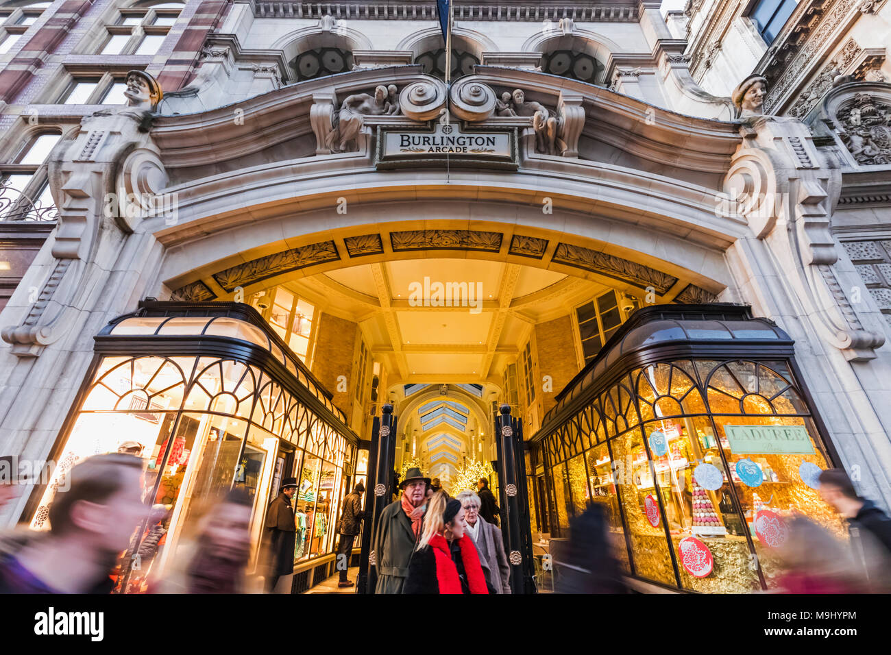 England, London, Burlington Arcade Stockfoto