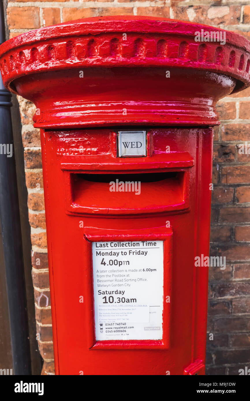 Britain England London Letterbox Stockfotos Britain England