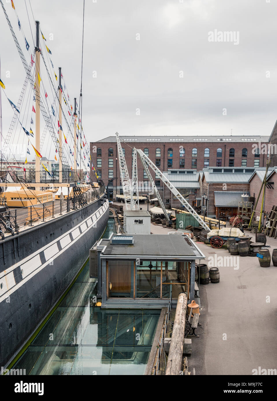 Die Brunel SS Great Britain in der Great Western Dockyard, Bristol. Stockfoto