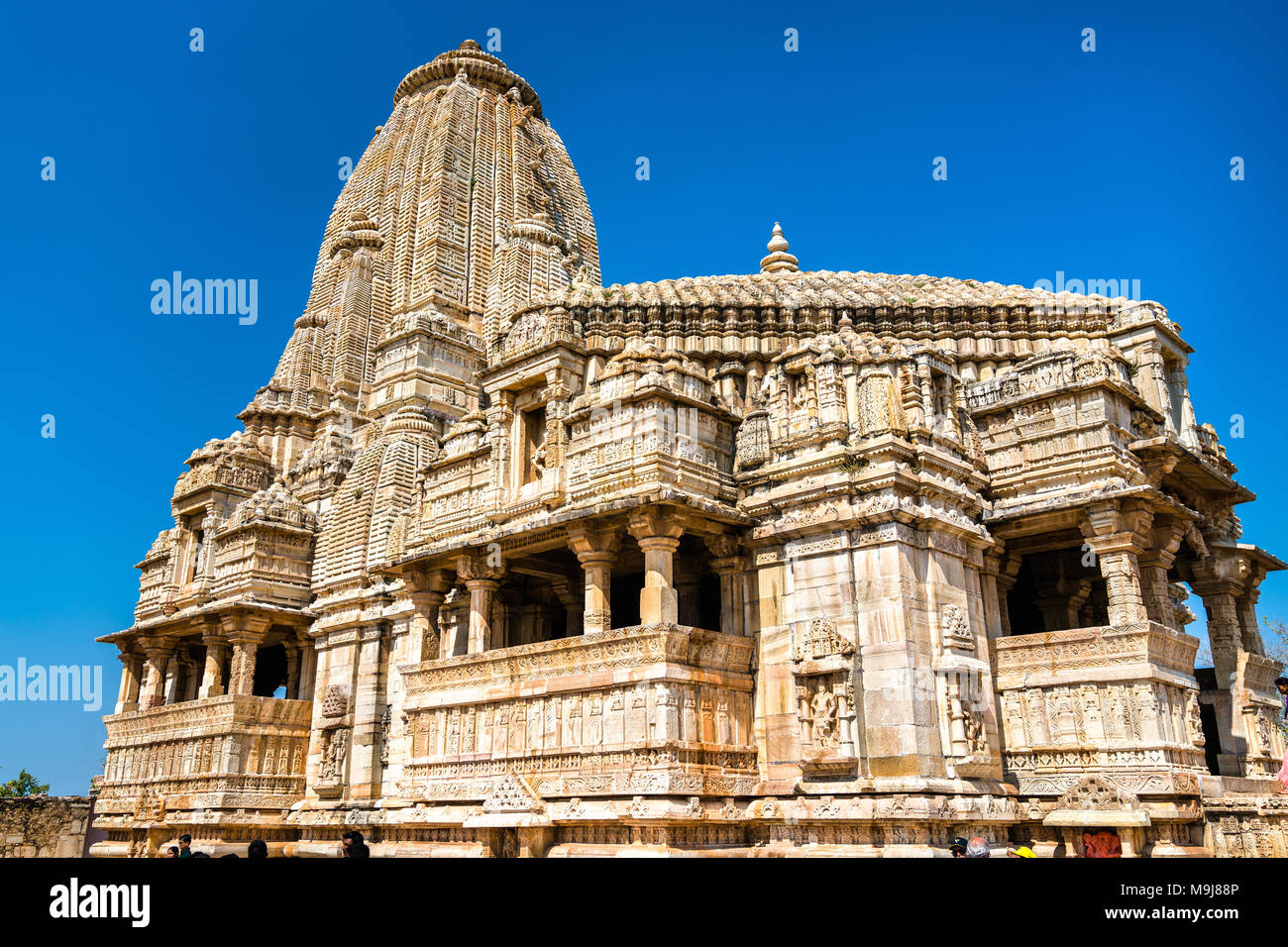 Meera Tempel von chittor Fort. Rajasthan, Indien Stockfoto