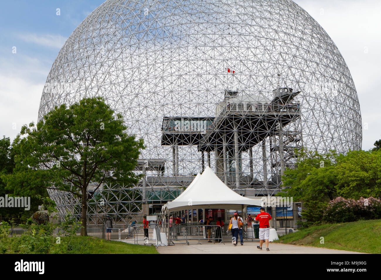 Quebec, Kanada. Der Montreal Biophere im Park Jean-Drapeau Stockfoto
