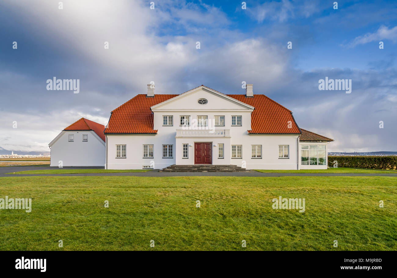 Bessastadir, Alftanes, Island Stockfoto