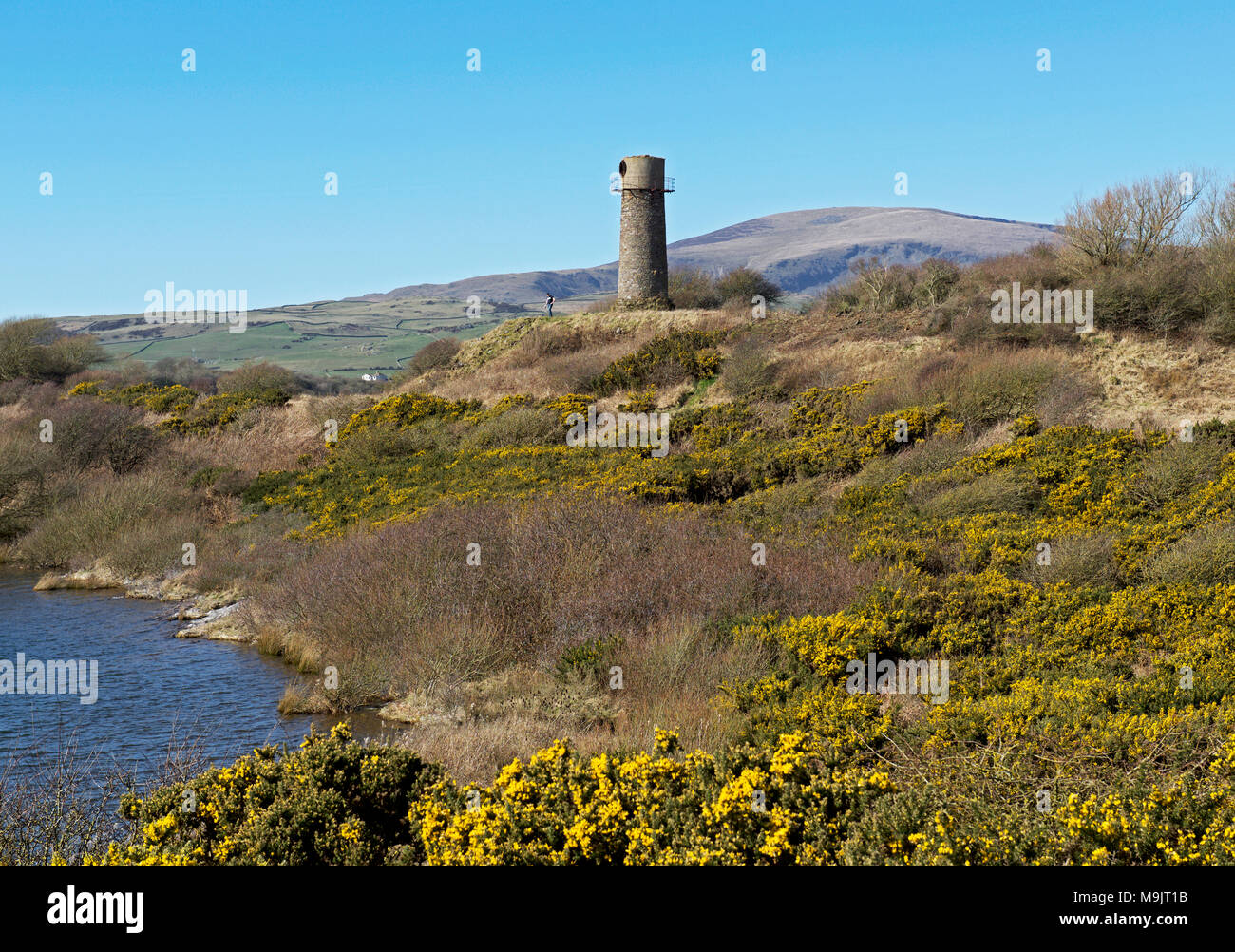 Hodbarrow, eine in der Nähe von RSPB Nature Reserve, Millom, West Cumbria, England Großbritannien Stockfoto