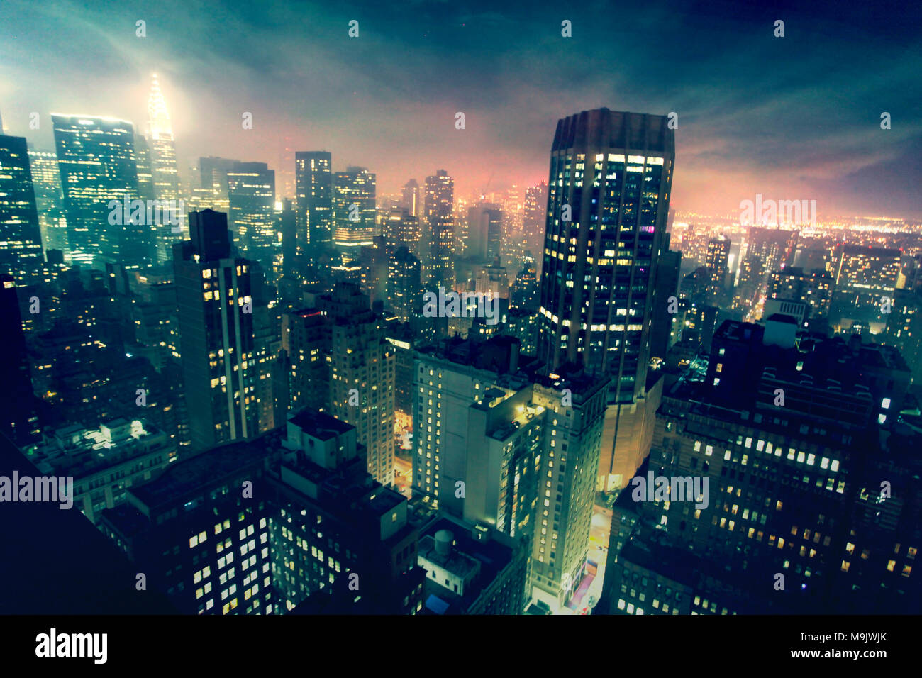 Epic New York Cityscape Stockfoto