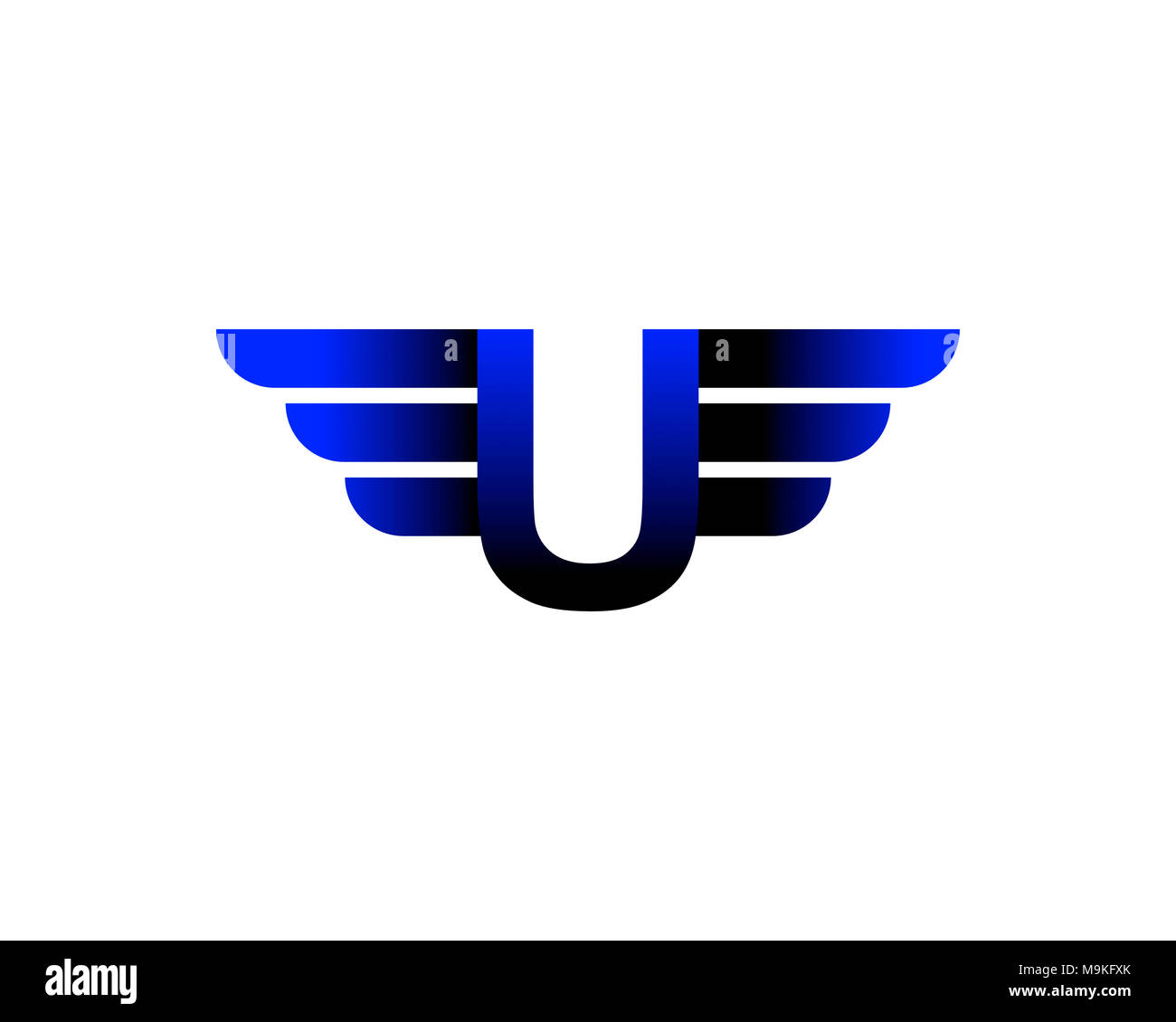 Ist ein Symbol in Form einer Kombination aus Buchstaben Stockfoto