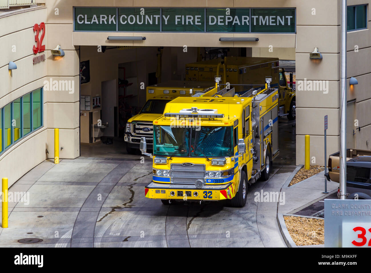 Clark County Fire Department, Las Vegas, Navarda, USA. Stockfoto