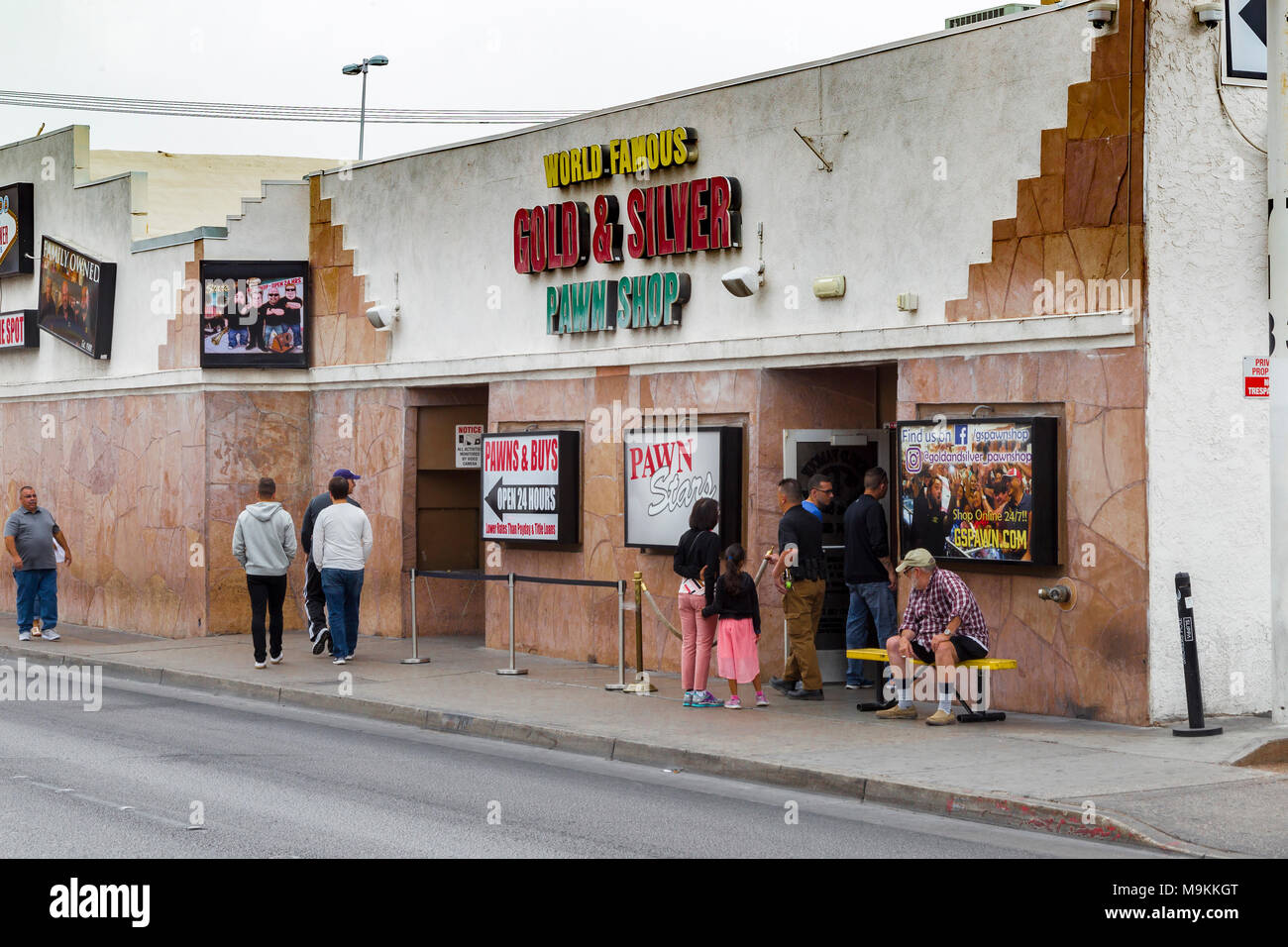 Gold und Siver Pfandleihe, S Las Vegas Blvd. Boulevard Stockfoto