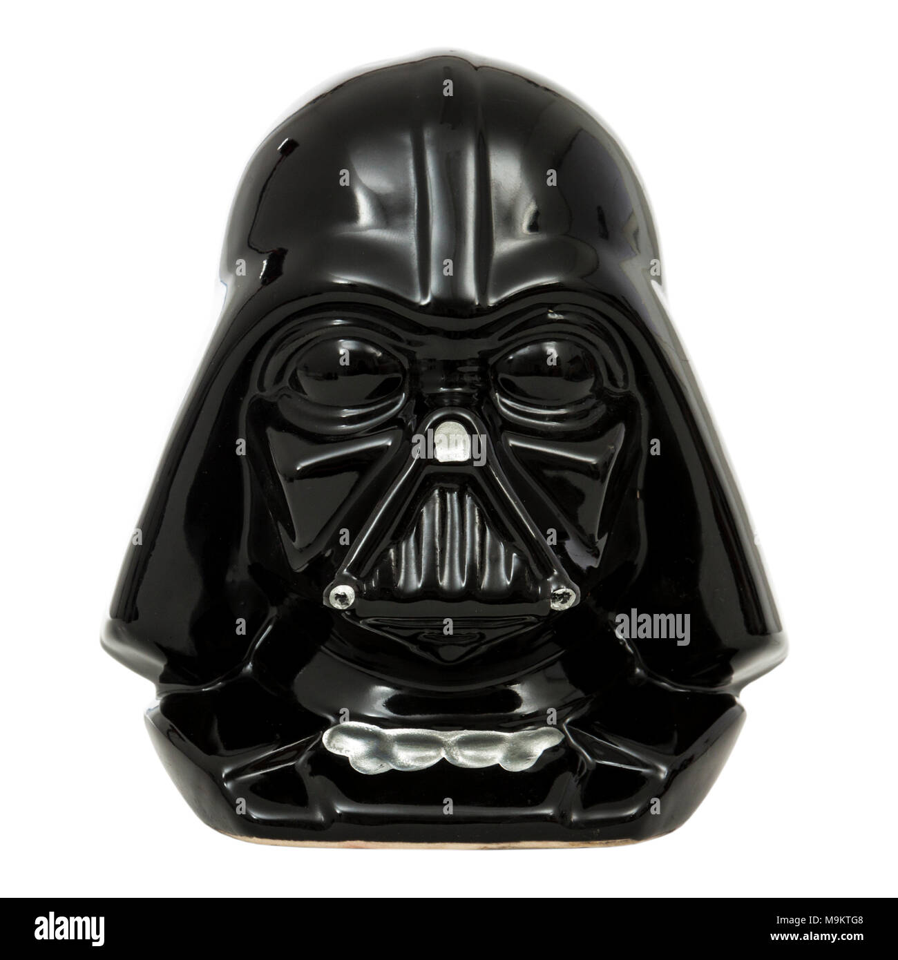 Star Wars 'Darth Vader' (Anakin Skywalker) Replik Kopf Stockfoto