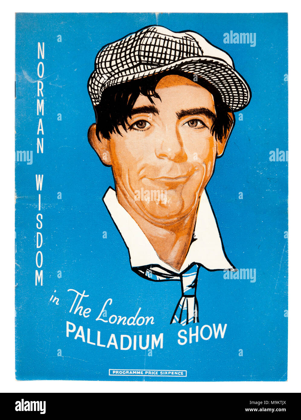 1950 Programm der britische Schauspieler Norman Wisdom im London Palladium durchführen Stockfoto