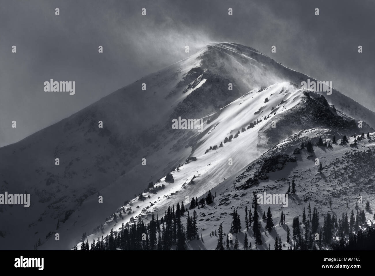 Dramatische Sturm über Peak1 in den Rocky Mountains, Frisco, Colorado Stockfoto