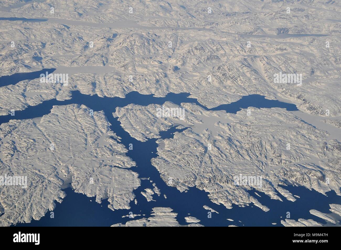 Westküste Grönlands Stockfoto