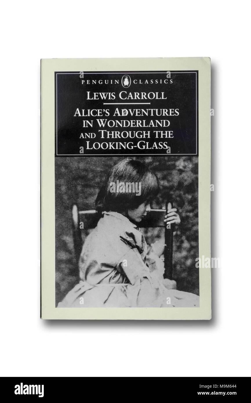 Lewis Carroll Romane "Alice's Adventures in Wonderland, Through the Looking Glass' Stockfoto