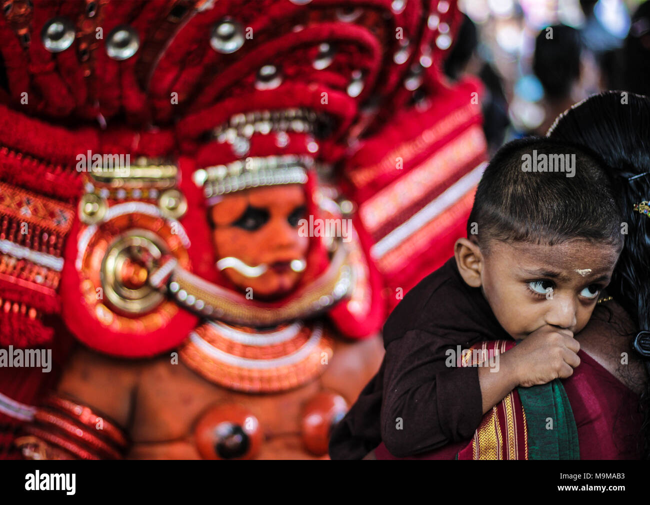 Die Furcht Gottes. Stockfoto