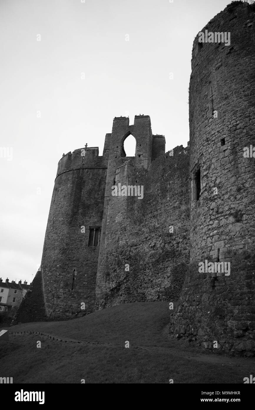 Chepstow castle Stockfoto