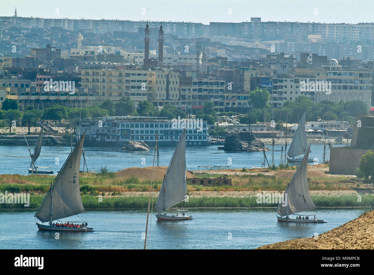 Ägypten, Nil Senke, die Stadt Assuan