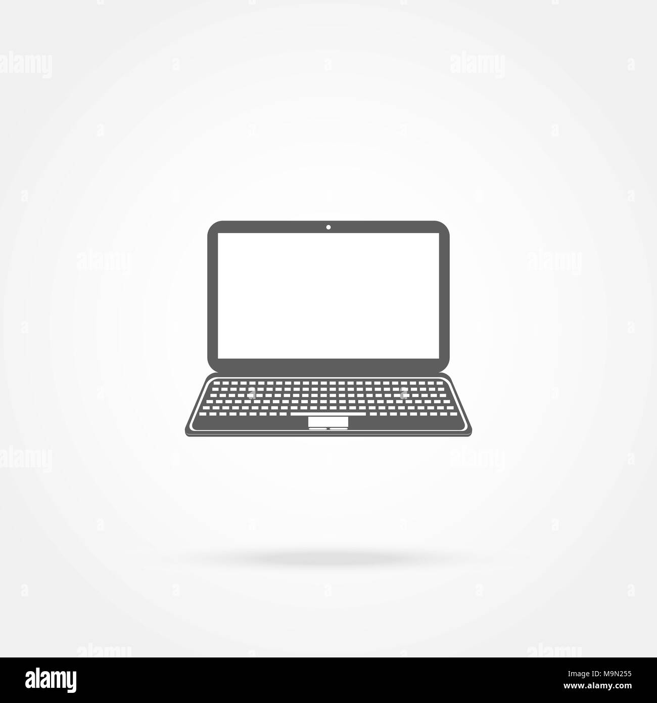 Laptop-Symbol Stock Vektor