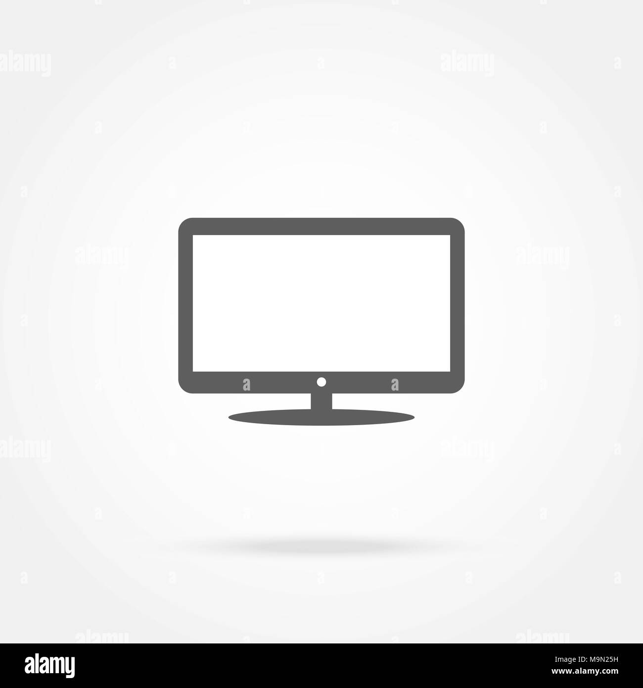 TV-Symbol Stock Vektor