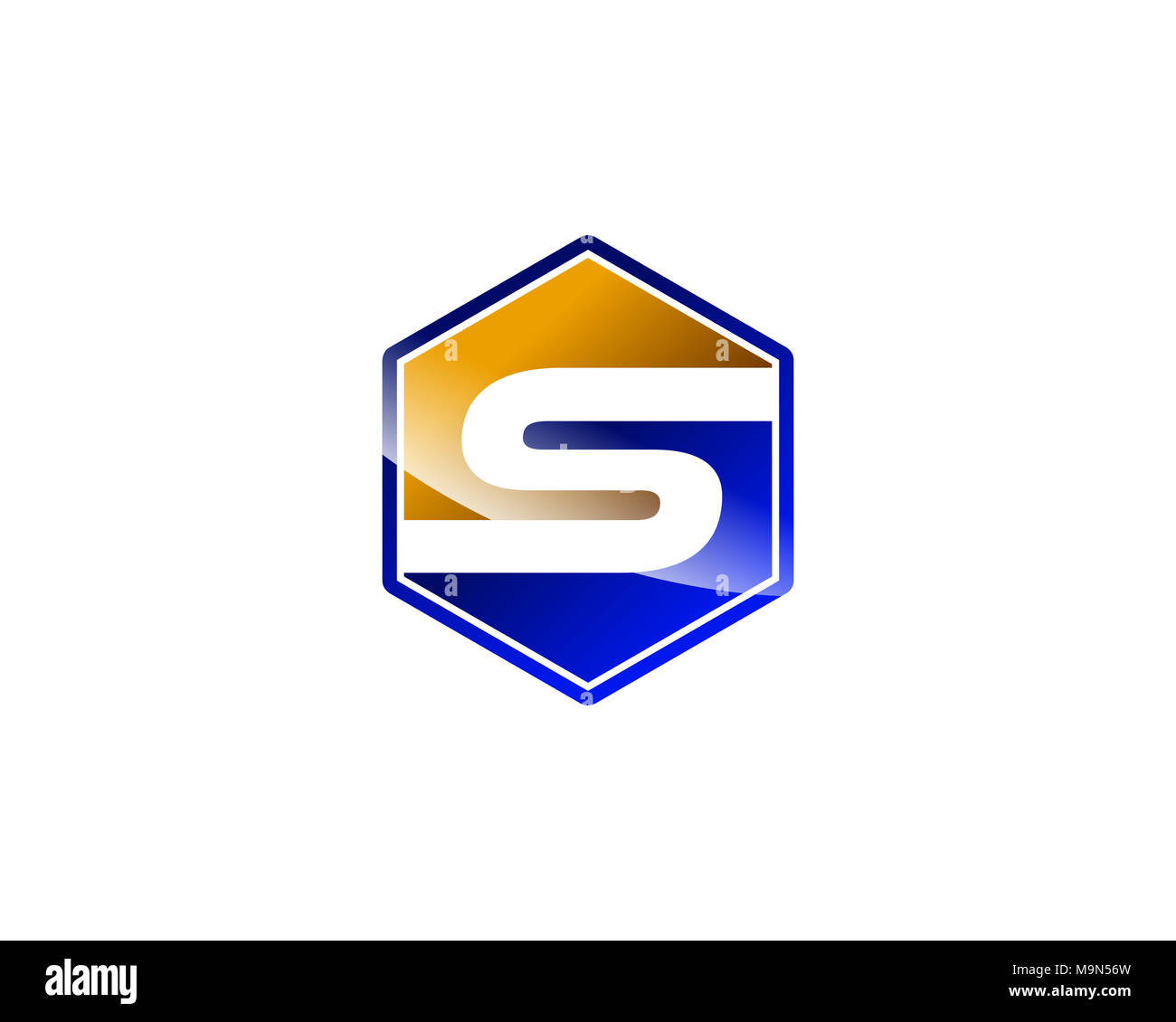 Ist ein Symbol in Form einer Kombination aus Buchstaben Stockfoto
