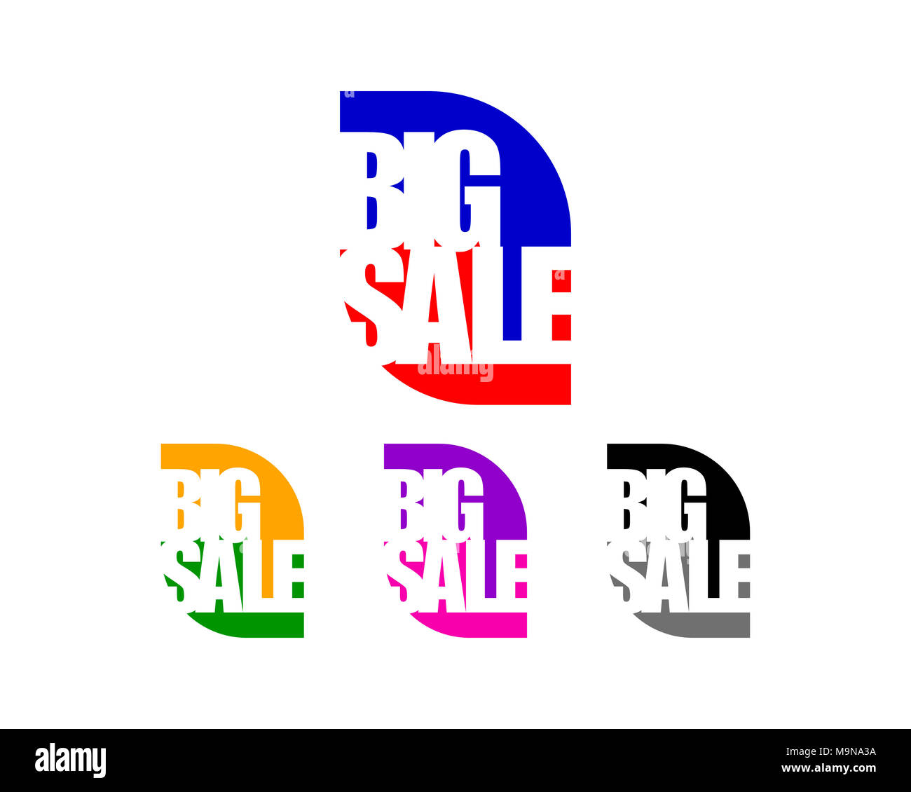 Ist ein Symbol in Form einer Kombination aus Buchstaben Stockfoto