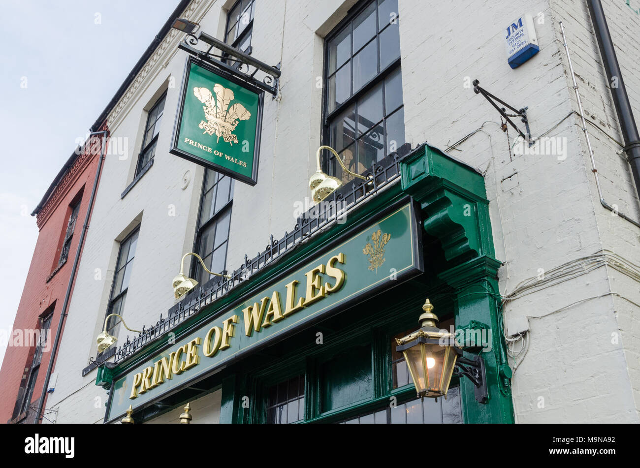 Der Prinz von Wales traditionellen Pub in Moseley, Birmingham Stockfoto