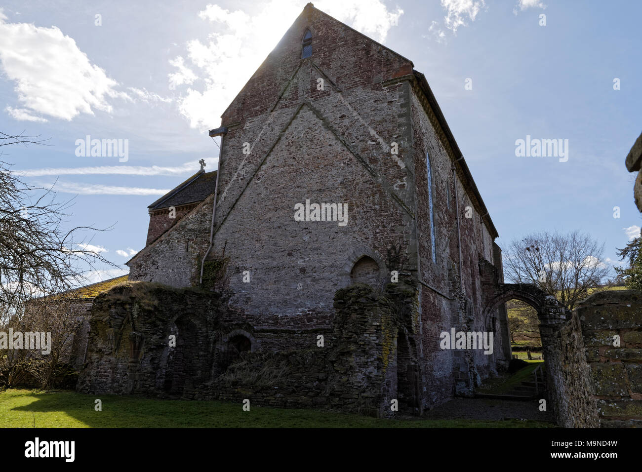 Dore Abtei - ehemalige Zisterzienserabtei & jetzt Pfarrkirche der Heiligen Dreifaltigkeit & St Mary Stockfoto