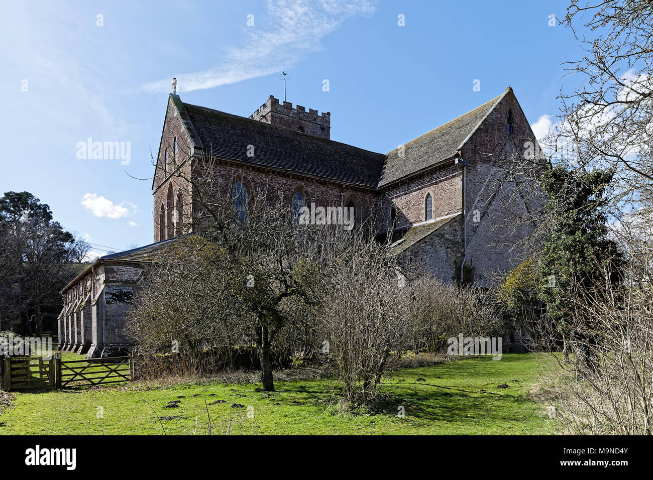 Dore Abtei - ehemalige Zisterzienserabtei & jetzt Pfarrkirche der Heiligen Dreifaltigkeit & St Mary Stockfoto