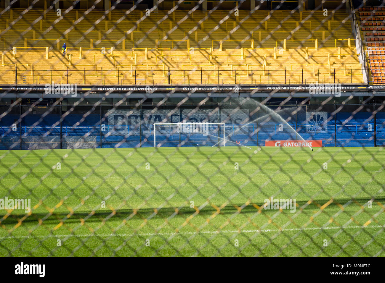 La Bombonera, home Boden zu Boca Juniors Football Club, Buenos Aires, Argentinien Stockfoto