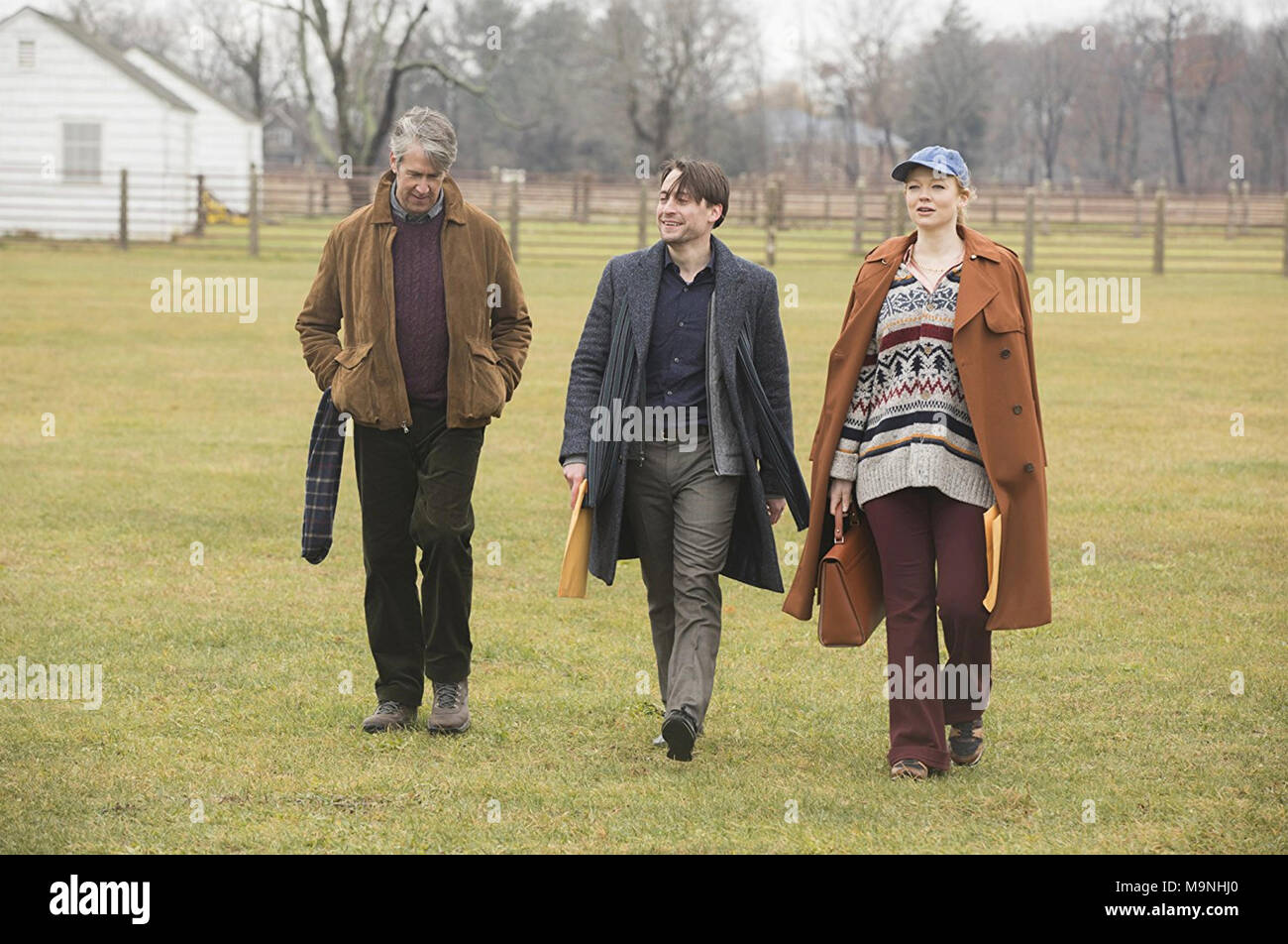 Folge 2018 HBO Film mit Von links: Alan Ruck, Kieran Culkin, Sarah Snook Stockfoto